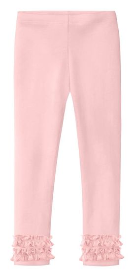 CITY THREADS CITY THREADS Baby Girls Soft 100% Cotton Ruffle Leggings