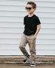 CITY THREADS CITY THREADS Boys 100% Organic Cotton Soft Jersey Short Sleeve Crew Tee - 3