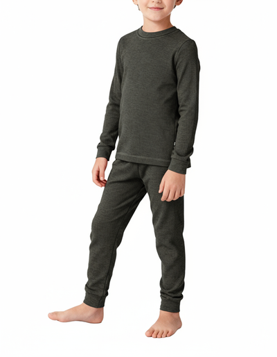 CITY THREADS CITY THREADS Boys Soft & Cozy Thermal Long Johns 2-Piece Set