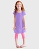 CITY THREADS CITY THREADS Girls 100% Cotton Soft Knit Jersey Cap Sleeve Dress - 1
