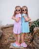 CITY THREADS CITY THREADS Girls 100% Cotton Soft Knit Jersey Cap Sleeve Dress - 3
