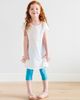 CITY THREADS CITY THREADS Girls 100% Cotton Soft Knit Jersey Cap Sleeve Dress - 4