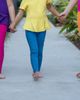 CITY THREADS CITY THREADS Girls 100% Soft & Breathable Cotton Sensory Friendly Leggings - 5