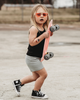 CITY THREADS CITY THREADS Girls Organic 100% Cotton Soft Bike Shorts - 2