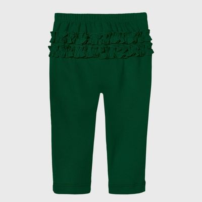 CITY THREADS CITY THREADS Girls Ruffle Butt Soft 100% Cotton Leggings