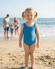 CITY THREADS CITY THREADS Girls UPF 50+ Nylon/Spandex Blend One-Piece Swimsuit - 5