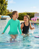 City Threads USA-Made City Threads USA-Made Girls Swim Peplum UPF 50+ Long Sleeve Rashguard Tee - 5