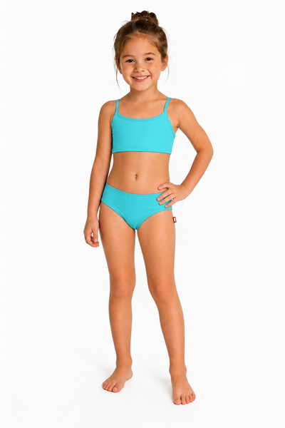 City Threads USA-Made City Threads USA-Made Girls UPF 50+ Bikini 2-Piece Swimsuit Set