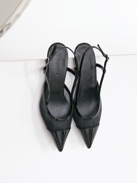 CLABIEN Zena Mesh Slingback Shoes
