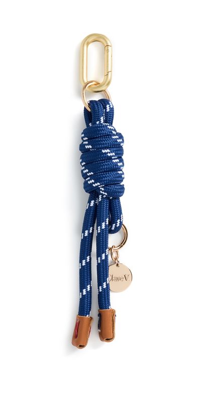 Clare V. Clare V. Barrel Knot Bag Charm Blue One