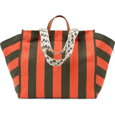 Clare V. Clare V. Beach Stripe Canvas Tote