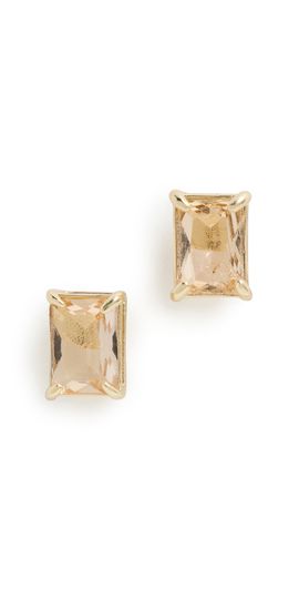 Clare V. Clare V. Bijoux Stud Earrings Citrine One