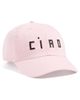 Clare V. Clare V. Ciao Baseball Cap Light Pink/Chocolate One - 1