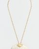 Clare V. Clare V. Clamshell Pendant Necklace Cream One - 2