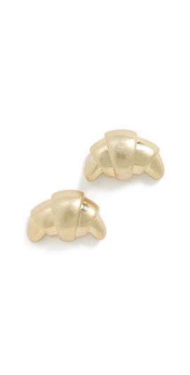 Clare V. Clare V. Croissant Studs Vintage Gold One Size