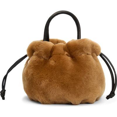 Clare V. Clare V. Emma Shearling Top Handle Bag