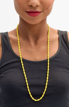Clare V. Clare V. Enamel Barrel Chain Necklace