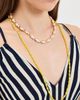 Clare V. Clare V. Enamel Bead Necklace Yellow One - 3