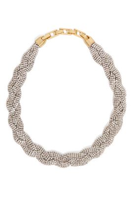 Clare V. Clare V. Fete Pavé Crystal Collar Necklace