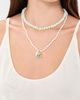 Clare V. Clare V. Freshwater Pearl Charm Necklace Cream Multi One - 3