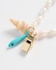 Clare V. Clare V. Freshwater Pearl Charm Necklace Cream Multi One - 5