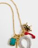 Clare V. Clare V. Gigi Charm Necklace Multi One - 5