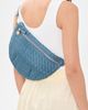 Clare V. Clare V. Grande Fanny Woven Belt Bag Desert Blue One - 3