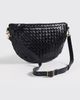 Clare V. Clare V. Grande Fanny Woven Leather Belt Bag Twilight One - 4