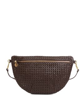 Clare V. Clare V. Large Woven Leather Fanny Pack