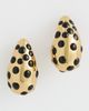 Clare V. Clare V. Le Drop Earrings Black/Gold One - 2