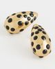 Clare V. Clare V. Le Drop Earrings Black/Gold One - 4