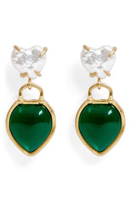 Clare V. Clare V. Le Heartbreaker Drop Earrings