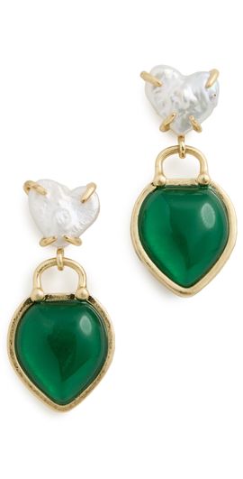 Clare V. Clare V. Le Heartbreaker Earrings Multi Color One