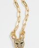 Clare V. Clare V. Le Pendant Necklace Vintage Gold One - 2