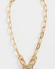 Clare V. Clare V. Le Pendant Necklace Vintage Gold One - 4