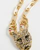 Clare V. Clare V. Le Pendant Necklace Vintage Gold One - 5