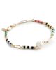 Clare V. Clare V. Le Stripe Pearl Bracelet Multi One - 1