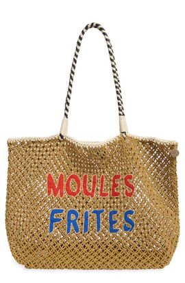 Clare V. Clare V. Lété Moules Frites Cotton Crochet Tote