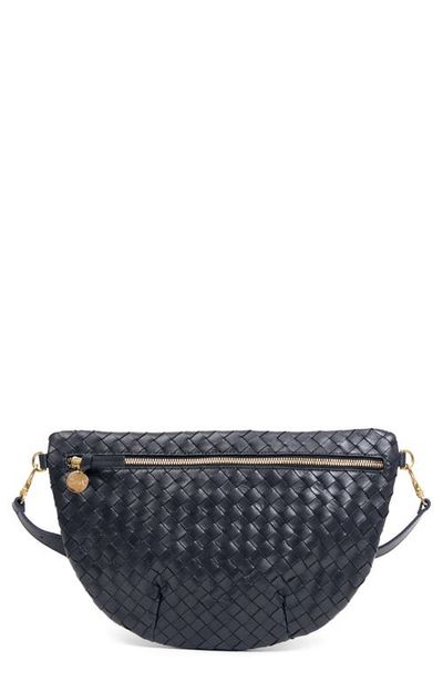 Clare V. Clare V. Medium Grande Fanny Woven Leather Belt Bag
