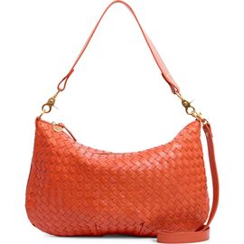 Clare V. Clare V. Medium Moyen Woven Leather Messenger Bag