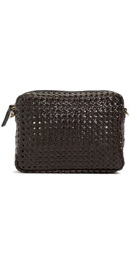 Clare V. Clare V. Midi Rattan Sac Crossbody Bag Chocolate One