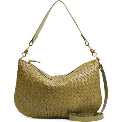 Clare V. Clare V. Moyen Messenger Woven Leather Bag