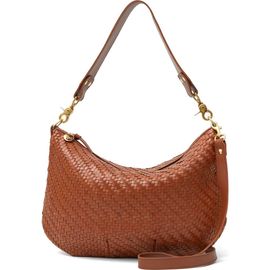 Clare V. Clare V. Moyen Woven Leather Messenger Bag