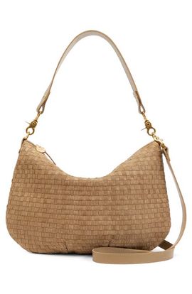 Clare V. Clare V. Moyen Woven Suede Messenger Bag