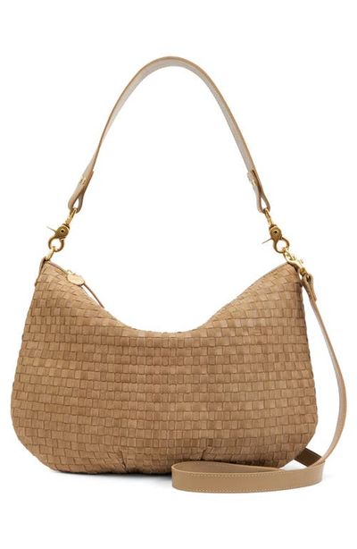 Clare V. Clare V. Moyen Woven Suede Messenger Bag