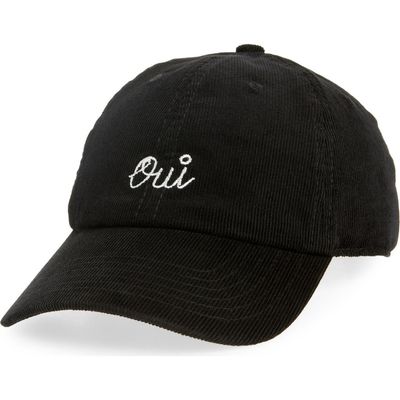 Clare V. Clare V. Oui Corduroy Baseball Hat