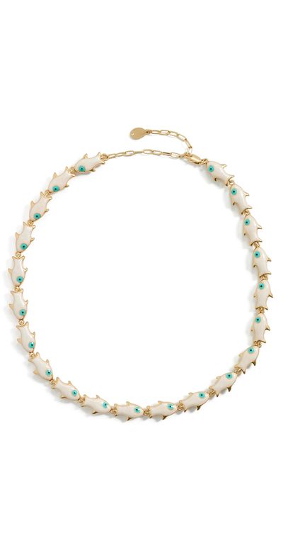 Clare V. Clare V. Pearl Sardine Necklace Cream One