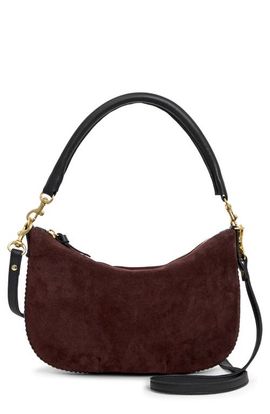Clare V. Clare V. Petit Moyen Suede Leather Messenger Bag