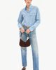 Clare V. Clare V. Petit Moyen Suede Leather Messenger Bag - 2
