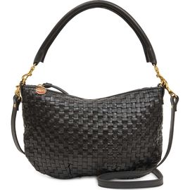 Clare V. Clare V. Petit Moyen Woven Leather Shoulder Bag